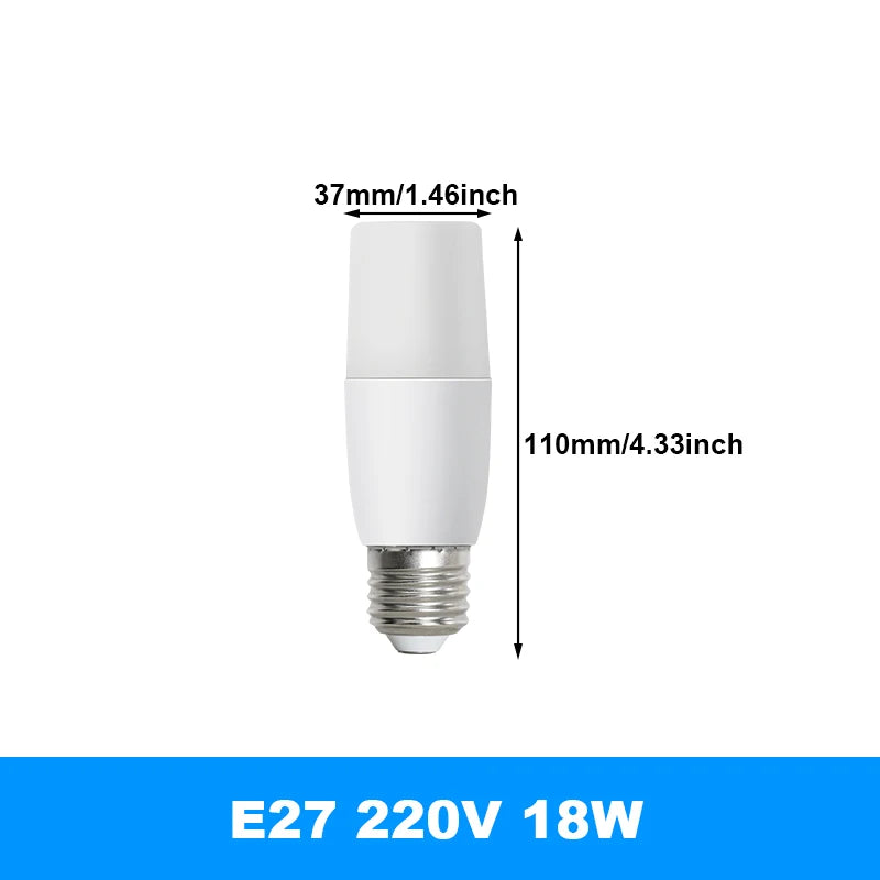 💡 Bombilla LED Cilíndrica E27 ⚡ Alta Eficiencia y Gran Iluminación