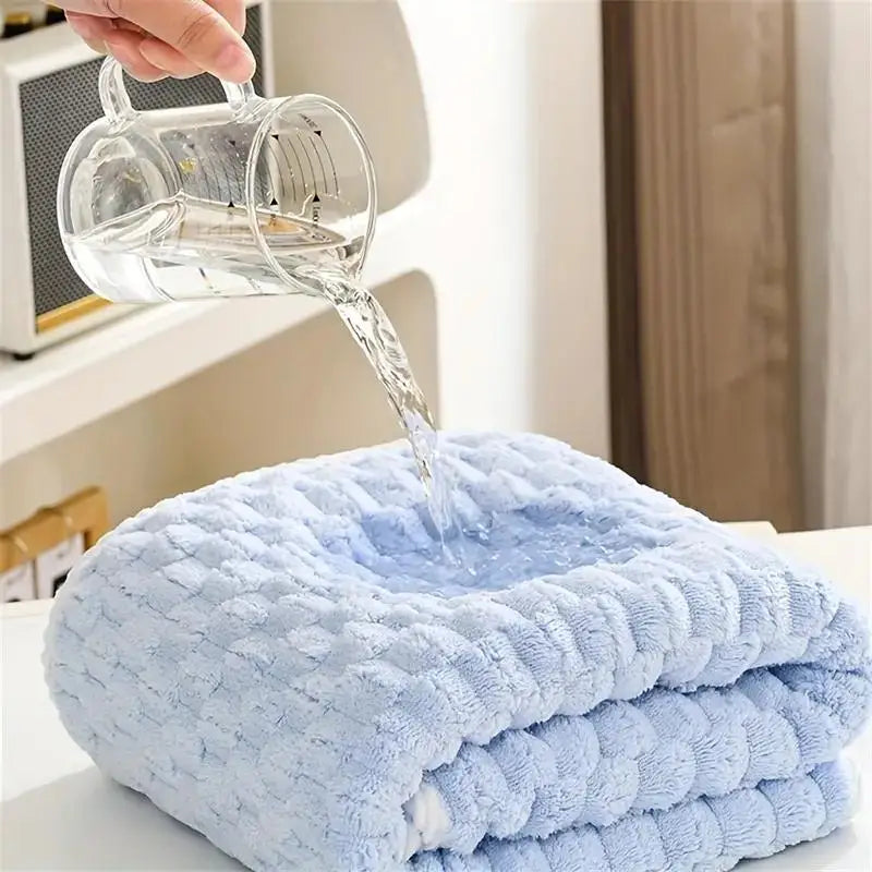 🧼 Toalla de Baño Ultra Suave con Texture Panal 🌈✨