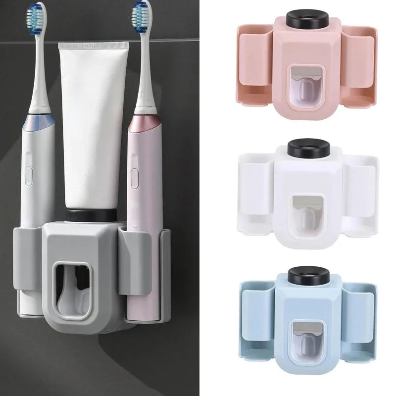 🪥 Dispensador Automático de Pasta de Dientes y Soporte 🧴✨
