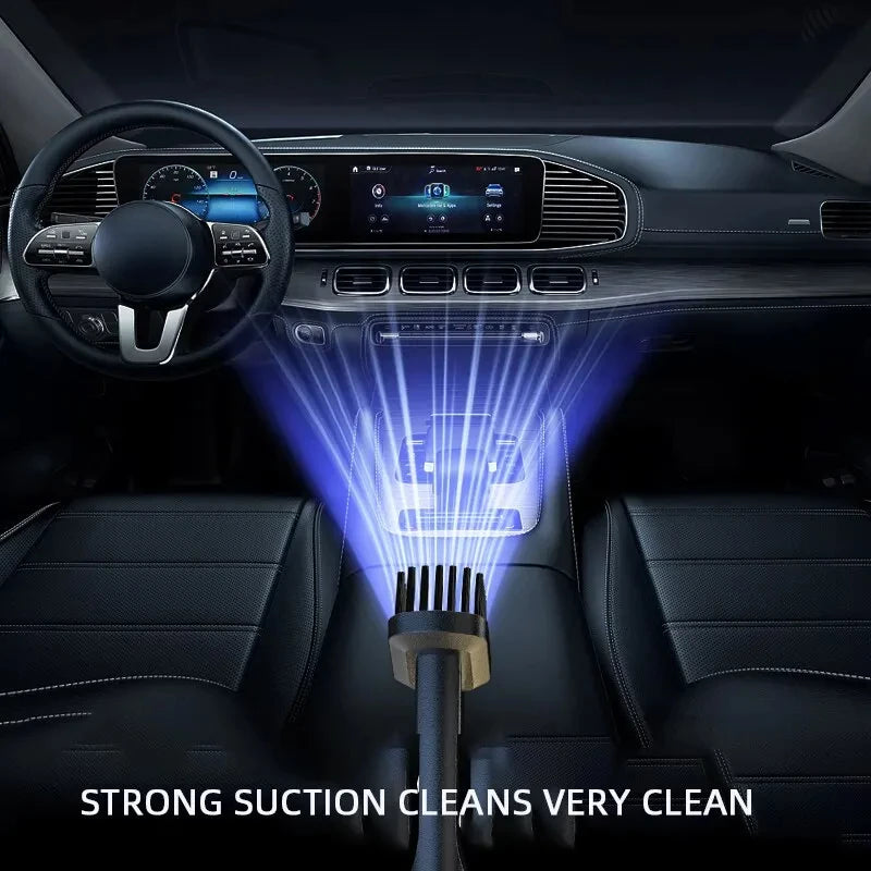 🚗 Aspiradora Portátil Inalámbrica ⚡ Potencia Compacta para Coche y Casa