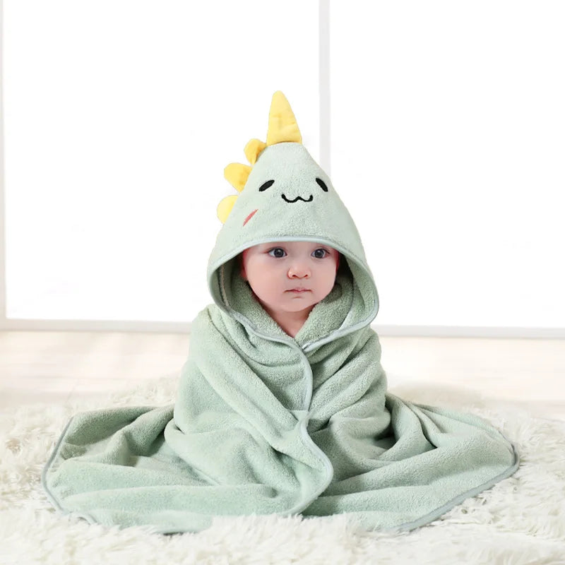 🐻 Toalla de Baño Infantil con Capucha de Animales 👶✨