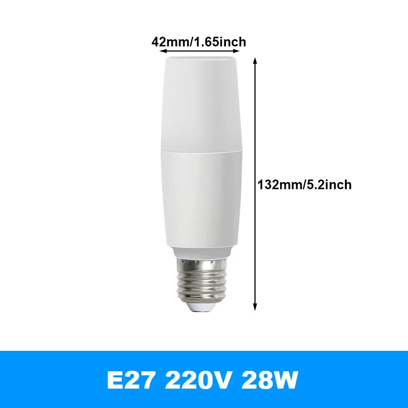 💡 Bombilla LED Cilíndrica E27 ⚡ Alta Eficiencia y Gran Iluminación