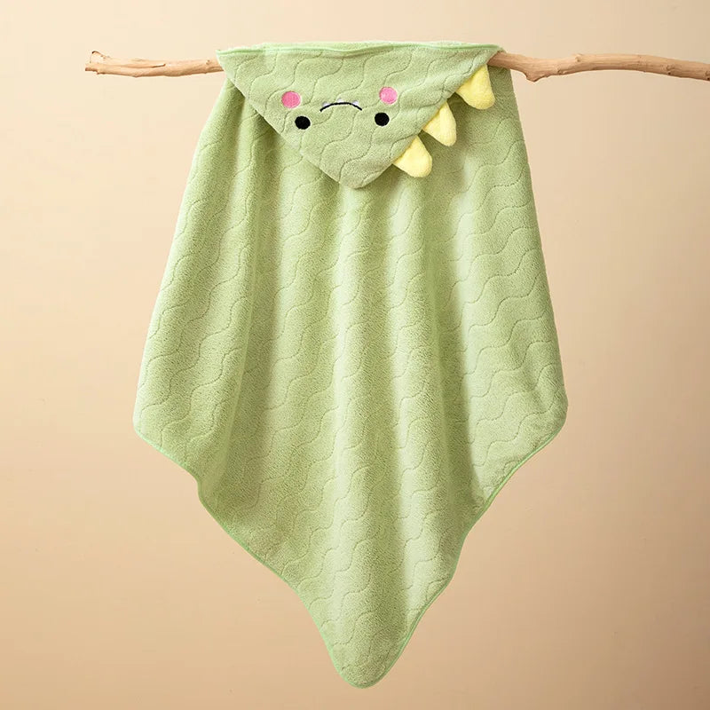 🐻 Toalla de Baño Infantil con Capucha de Animales 👶✨