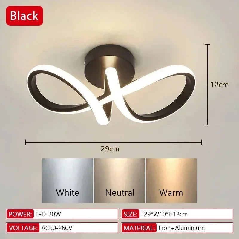 💡 Lámpara de Techo LED Moderna 🎨 3 Tonos de Luz para Salón y Dormitorio