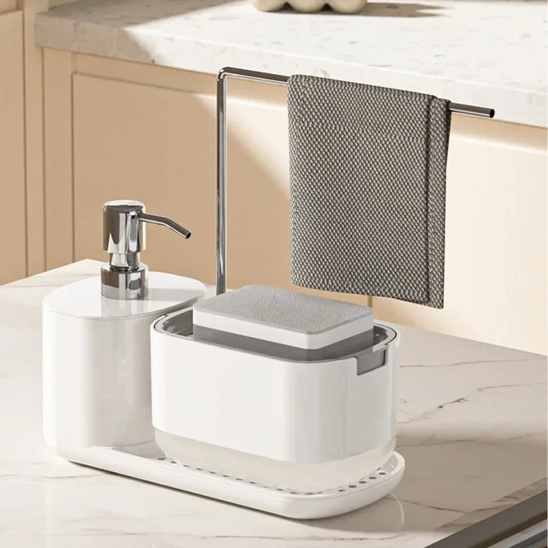 ✨ Organizador de Fregadero 3 en 1: ¡Fregadero Impecable y Todo a Mano! 🧼💧