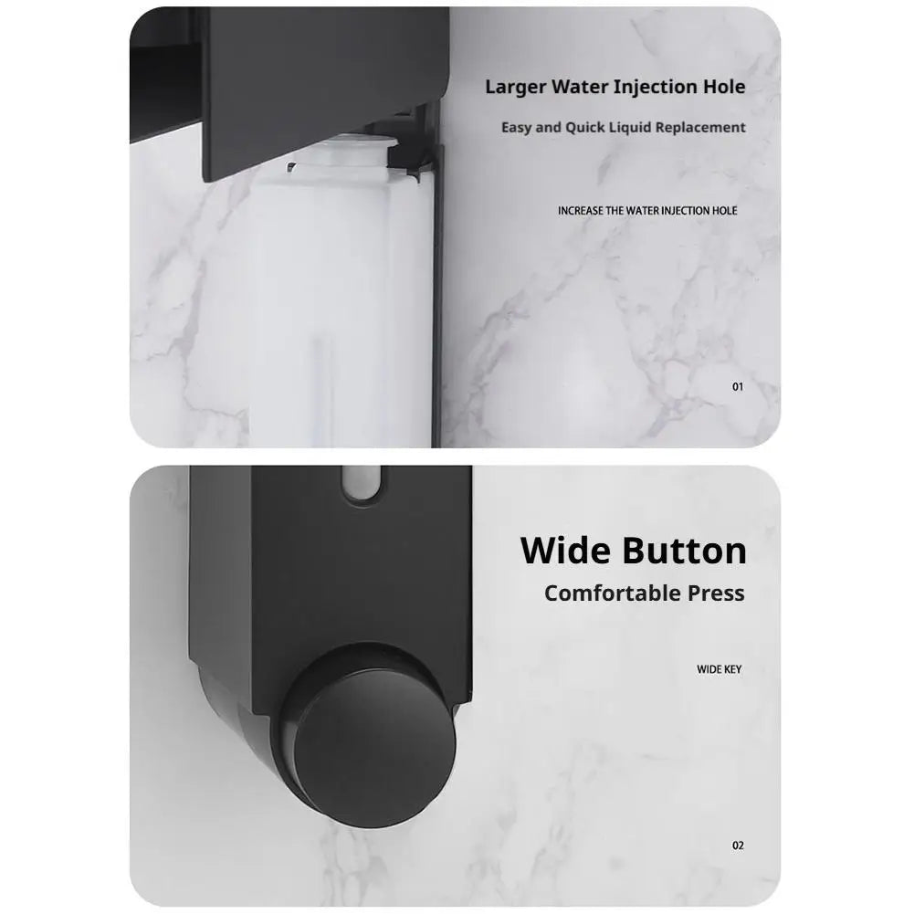 Tu Baño Como de Hotel: Dispensador Pared de 420ml Sin Taladros 🧴🔥