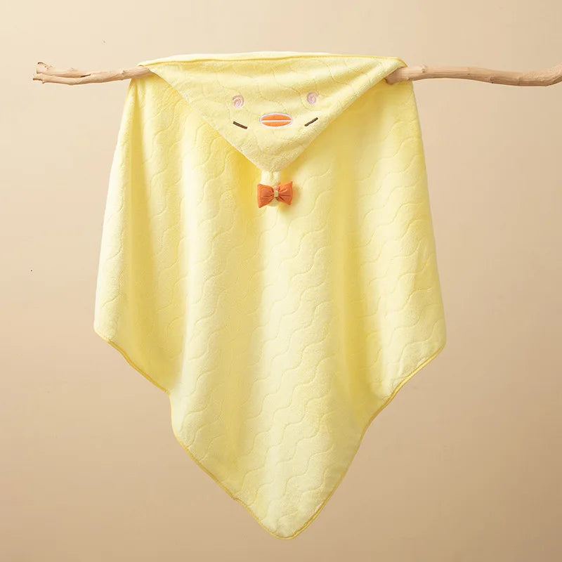 🐻 Toalla de Baño Infantil con Capucha de Animales 👶✨