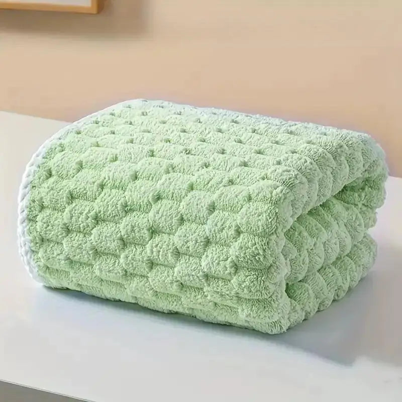 🧼 Toalla de Baño Ultra Suave con Texture Panal 🌈✨
