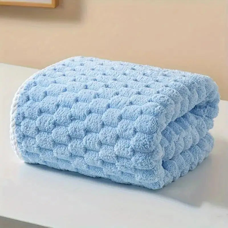 🧼 Toalla de Baño Ultra Suave con Texture Panal 🌈✨