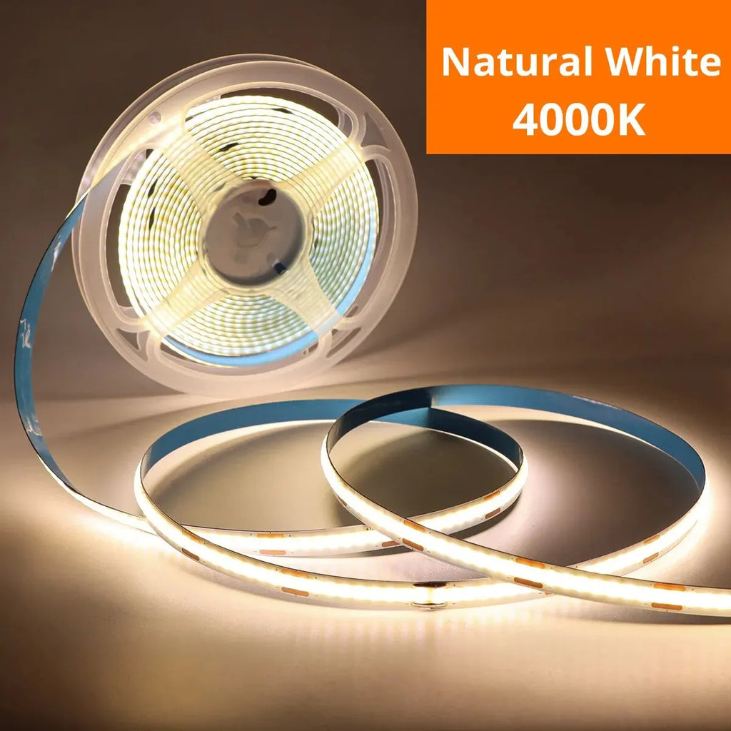 💡 Tira LED COB USB Táctil ⚡ Luz Uniforme Sin Puntos y Brillo Regulable