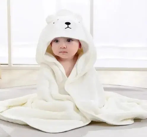 🐻 Toalla de Baño Infantil con Capucha de Animales 👶✨
