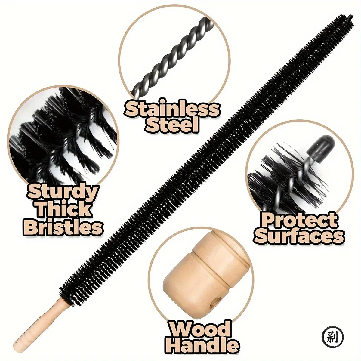 🧹 Cepillo Flexible Limpiador de Pelusas y Conductos ✨