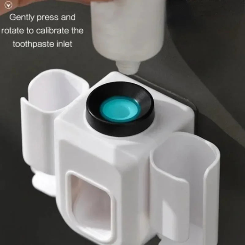 🪥 Dispensador Automático de Pasta de Dientes y Soporte 🧴✨